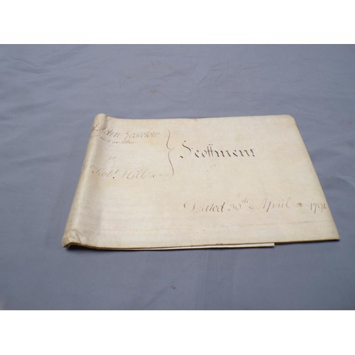 1424 - BOX OF EARLY INDENTURES