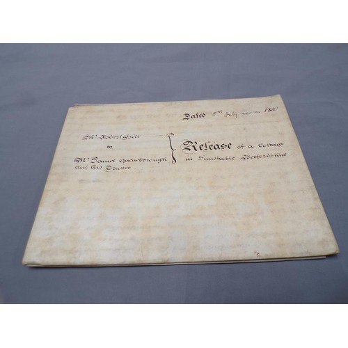 1424 - BOX OF EARLY INDENTURES