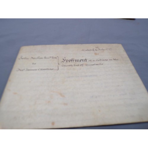 1424 - BOX OF EARLY INDENTURES