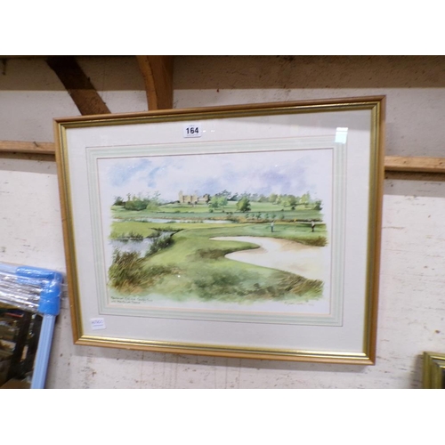 164 - FRAMED PRINT - MENTMORE GOLF & COUNTRY CLUB