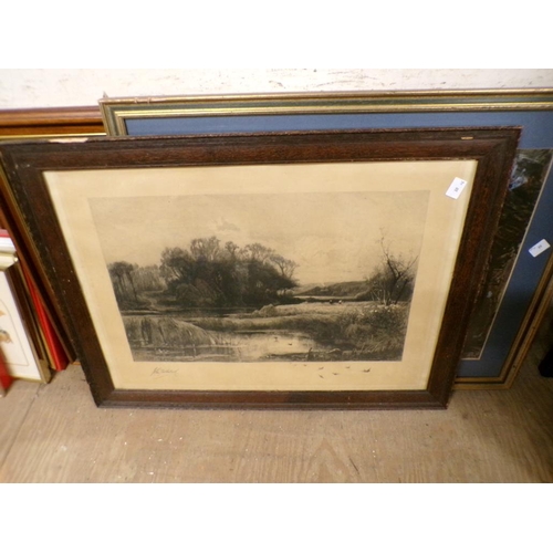 168 - COLLECTION OF FRAMED OILS AND PRINTS TO INCL LS LOWRY