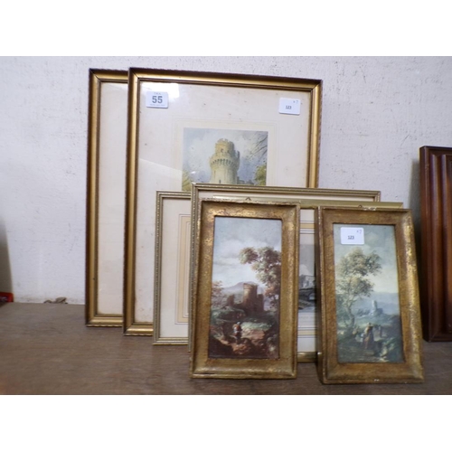 55 - COLLECTION OF PRINTS AND ANTIQUE ENGRAVINGS