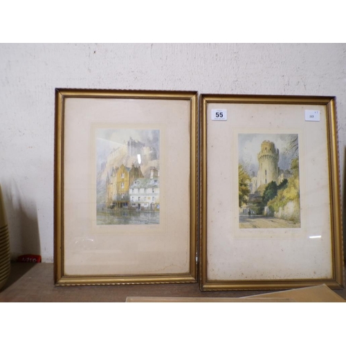 55 - COLLECTION OF PRINTS AND ANTIQUE ENGRAVINGS