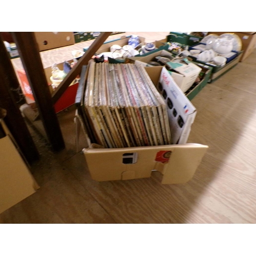 180 - BOX OF MIXED RECORDS