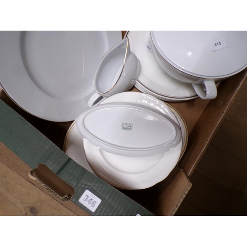 346 - BOX OF TABLEWARES