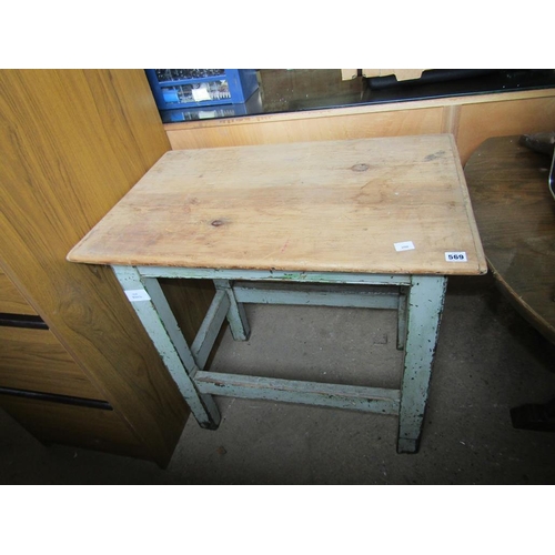 569 - PINE TABLE