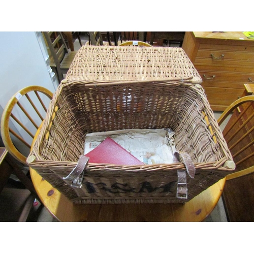 575 - FORTNUM AND MASONS WICKER BASKET