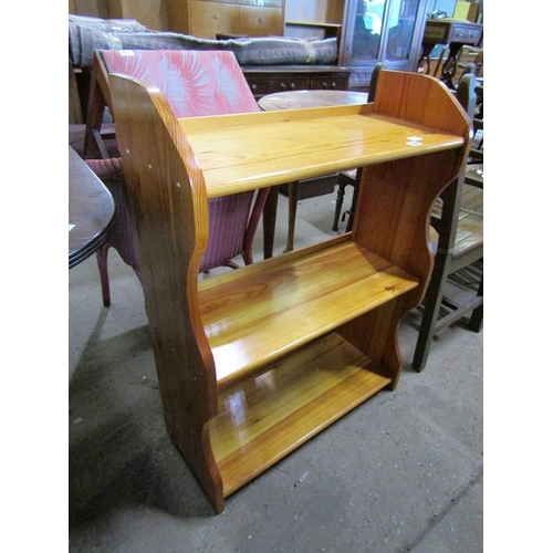 592 - PINE BOOKCASE