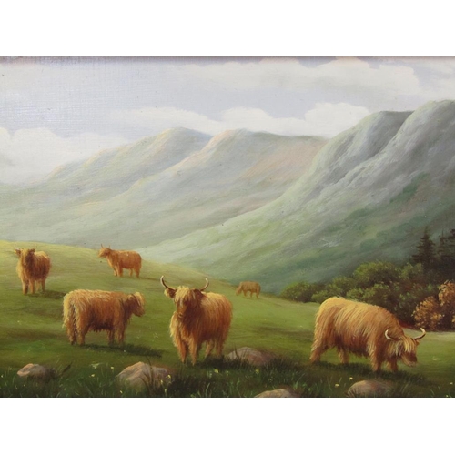 1235 - - MEIER - PAIR, HIGHLAND CATTLE, EACH 12CM X 17CM