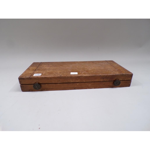 1341 - EDWARDIAN PERIOD PANTOGRAPH IN MAHOGANY BOX