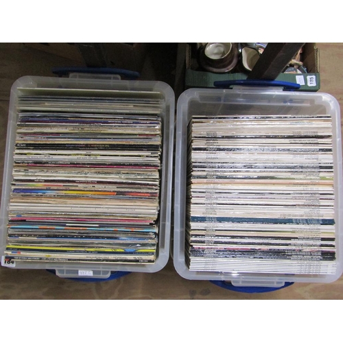 184 - TWO CRATES OF RECORDS