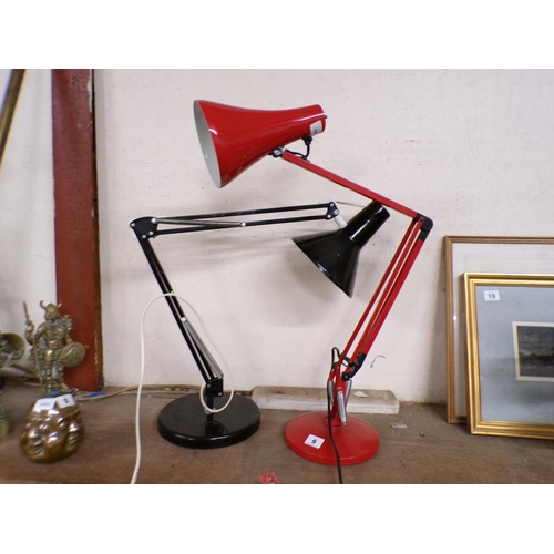 9 - TWO ANGLE POISE LAMPS