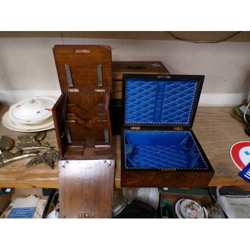 87 - COLLECTION OF BOXES TO INCL VICTORIAN