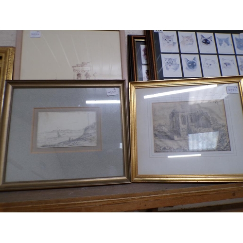 139 - FRAMED PRINTS AND ETCHINGS