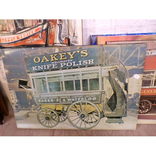 150 - ON THE BUS AND EARLY COACH PRINTS; REPRO LONDON TRANSPORT PRINT