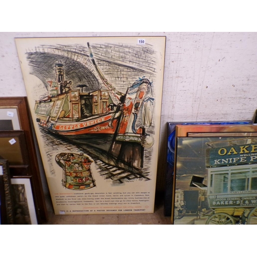 150 - ON THE BUS AND EARLY COACH PRINTS; REPRO LONDON TRANSPORT PRINT