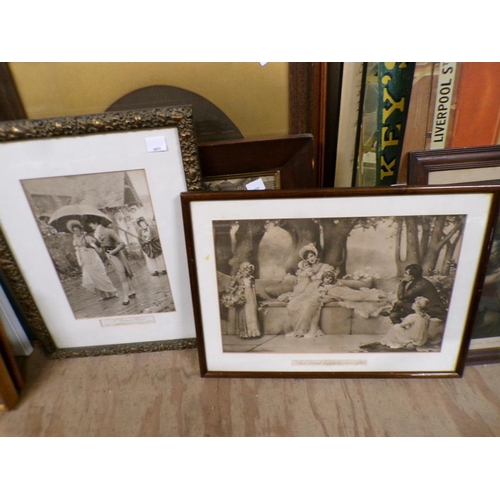 151 - COLLECTION OF FRAMED PRINTS AND ENGRAVINGS