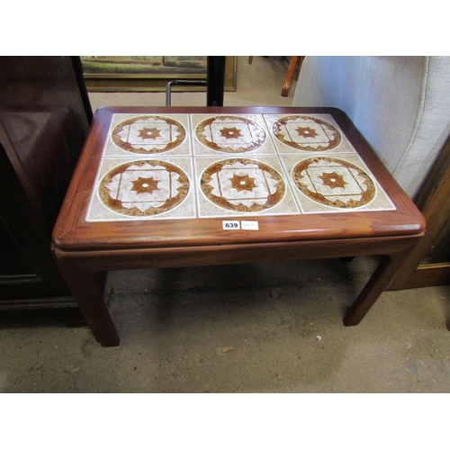 639 - TILE TOP TABLE