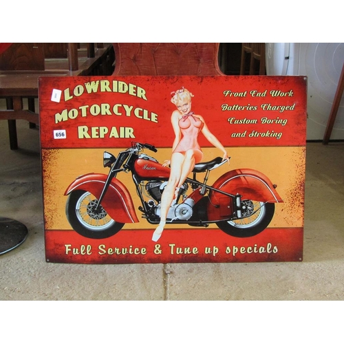 656 - SIGN - MOTORCYCLE REPAIR