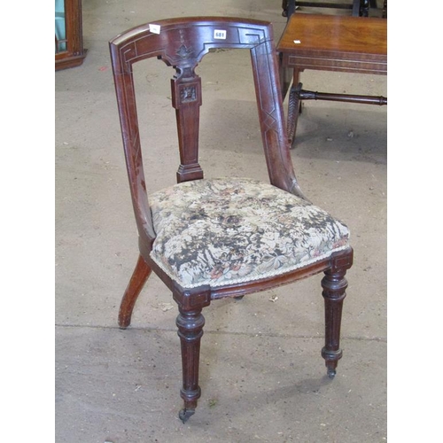 681 - VICTORIAN CHAIR