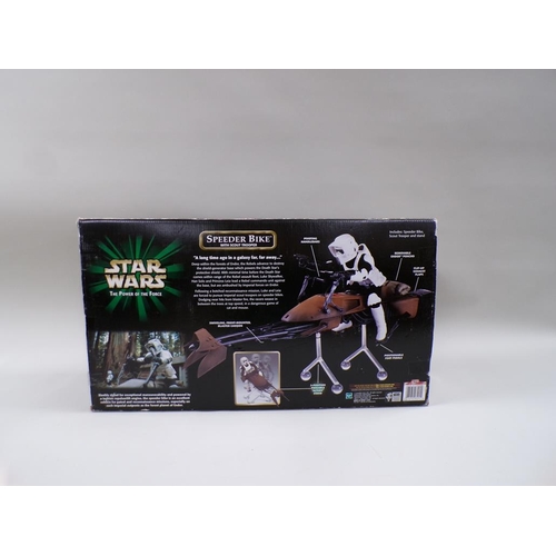 1312 - BOXED STARWARS SPEEDER BIKE WITH SCOUT TROUPER HASBRO, BOX 64CM W