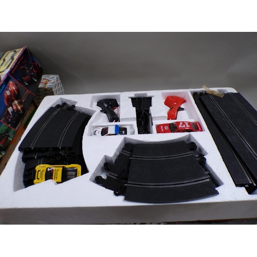 1326 - QTY OF SCALEXTRIC TRACK AND ACCESSORIES, FORD RS COSWORTH SET