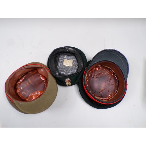 1375 - THREE MILITARY CAPS