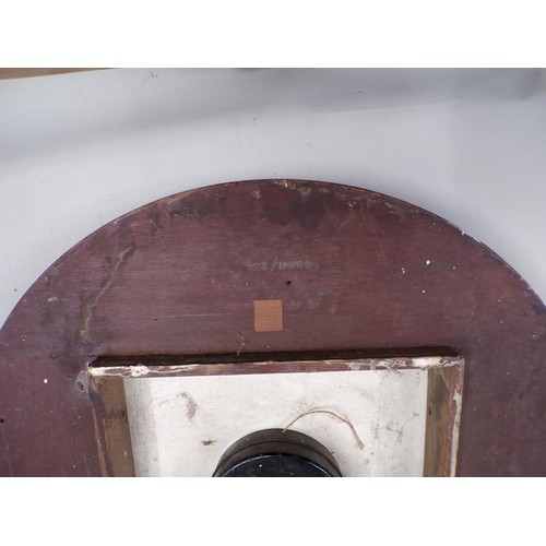 1372 - GPO WALL CLOCK - A/F LOOSE GLASS