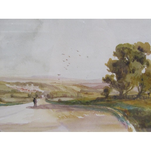 1215A - W BLENKINSOP - RICHMOND, SIGNED AND TITLED WATERCOLOUR, F/G, 18CM X 26CM