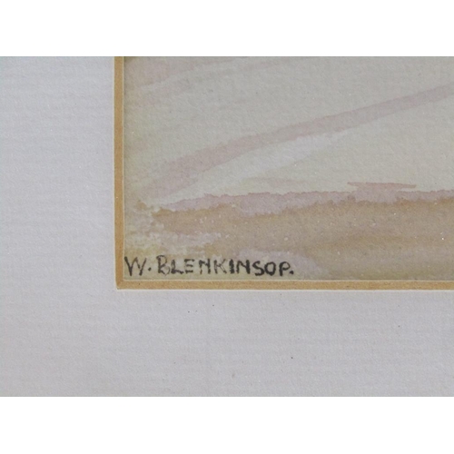 1215A - W BLENKINSOP - RICHMOND, SIGNED AND TITLED WATERCOLOUR, F/G, 18CM X 26CM