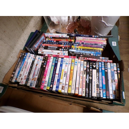 106 - BOX OF DVD'S