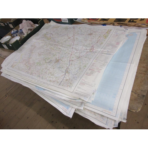 1279 - LARGE COLLECTION OF OS MAPS - VARIOUS PARTS OF GREAT BRITAIN