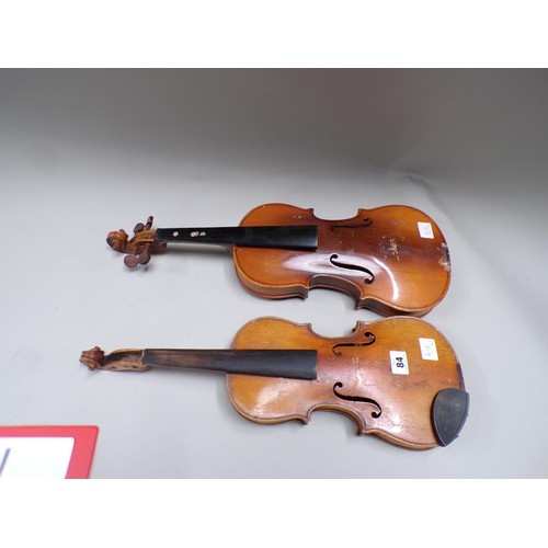 84 - TWO VIOLINS