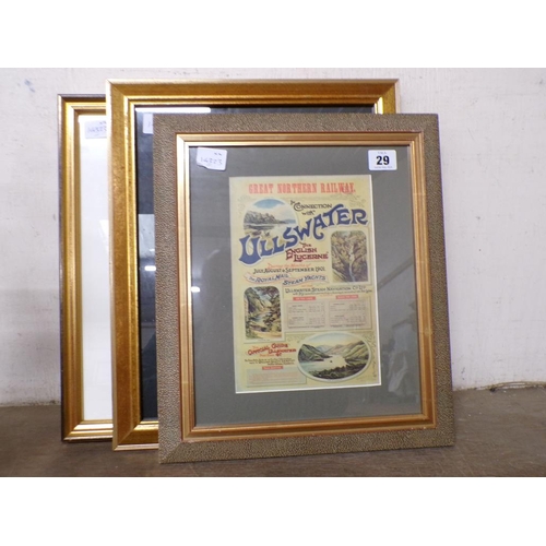 29 - REPRO ADVERTISING PRINTS - RAILWAY