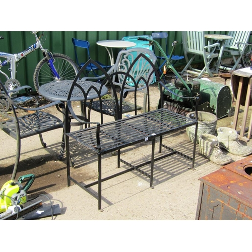 1055 - 19c GARDEN BENCH