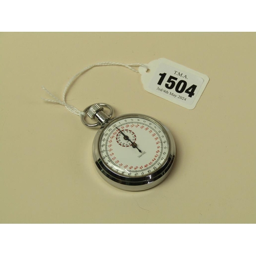 1504 - SMITHS STAINLESS STEEL STOPWATCH