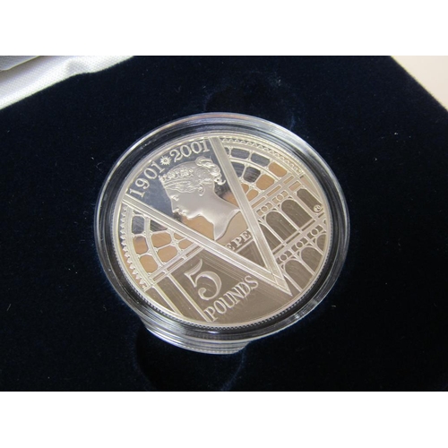 1535 - ROYAL MINT 2010 UK RESTORATION OF THE MONARCHY £5 SILVER PROOF COIN, ROYAL MINT 2008 UK QUEEN ELIZAB... 