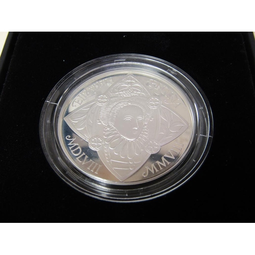 1535 - ROYAL MINT 2010 UK RESTORATION OF THE MONARCHY £5 SILVER PROOF COIN, ROYAL MINT 2008 UK QUEEN ELIZAB... 