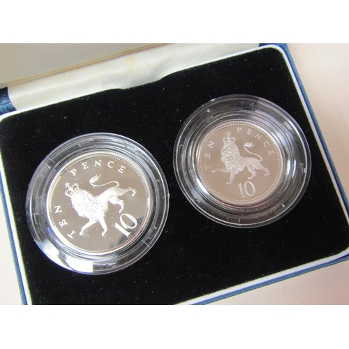 1546 - 2005, 2007 AND 2009 £1 SILVER PROOF COINS, 1992 SILVER PROOF 10p 2 COIN SET, TWO ICONS OF A NATION S... 