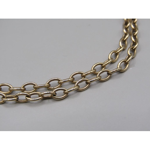 1582 - 9ct GOLD NECKLACE, 11.2g