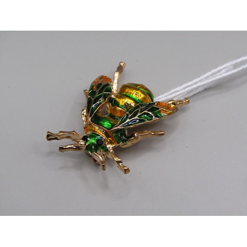 1631 - ENAMEL BEE BROOCH