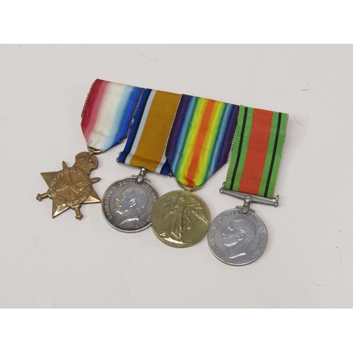 1641 - FIRST WORLD WAR MEDALS T1-4873 DVR.W LEAR A.S.C.