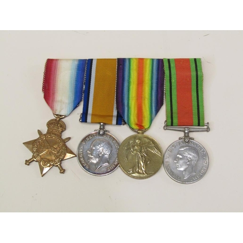 1641 - FIRST WORLD WAR MEDALS T1-4873 DVR.W LEAR A.S.C.