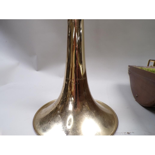 1401 - FRENCH TROMBONE AND CASE