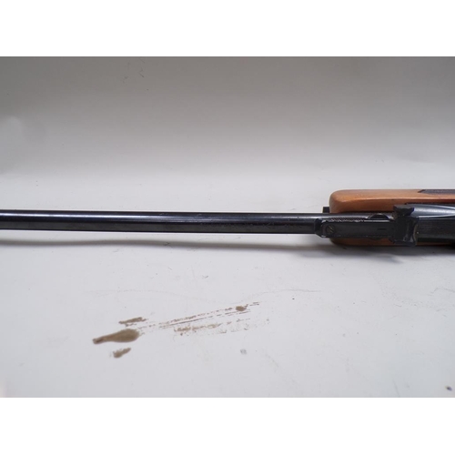 1412 - BSA .22 UNDERLEVER AIR RIFLE WITH WEBLEY TELESCOPIC SIGHT