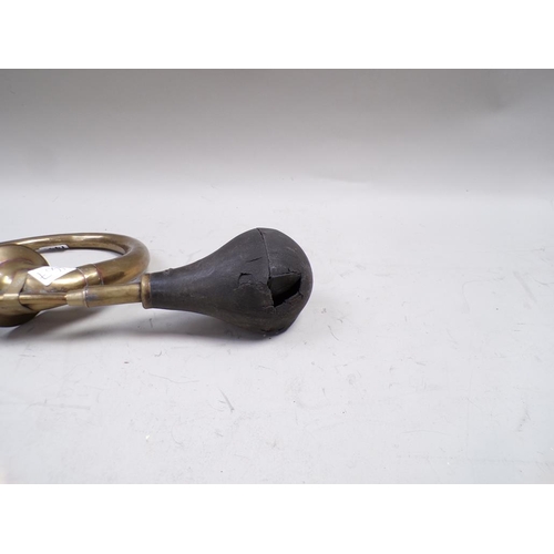 1441 - EARLY 20c BRASS CAR HORN