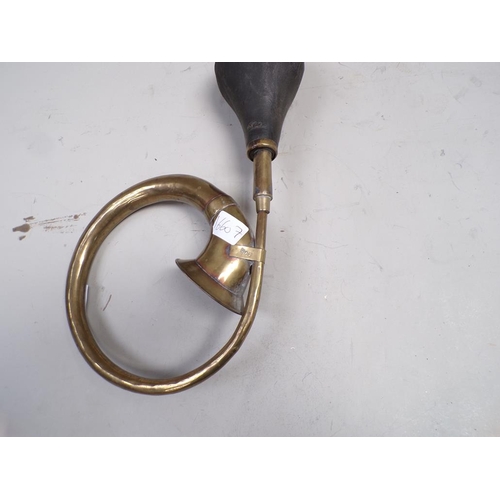 1441 - EARLY 20c BRASS CAR HORN