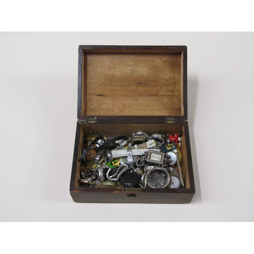 1666 - BOX OF MIXED WATCHES