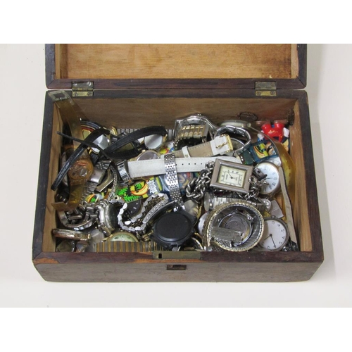 1666 - BOX OF MIXED WATCHES