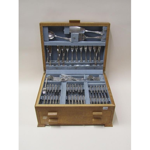 1729 - CANTEEN OF MAPPIN AND WEBB SILVER PLATED CUTLERY